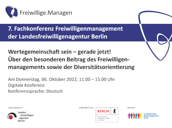 7. Berliner Fachkonferenz Freiwilligenmanagement